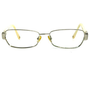 MAX‎ MARA MM1128 0L4k Eyeglasses Frames Full Rim Silver Beige H3639